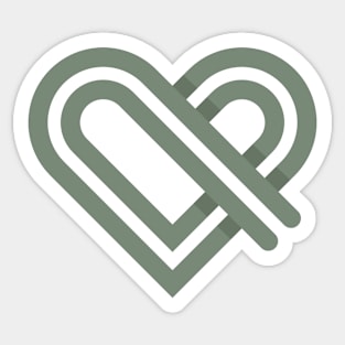 Love Is Green Sticker